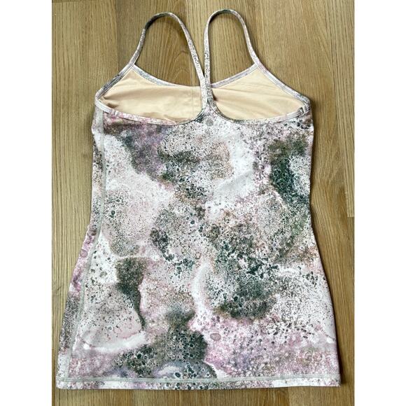 Lululemon Spacey Tank Pink Gray‎ Size 8 - Picture 2 of 5